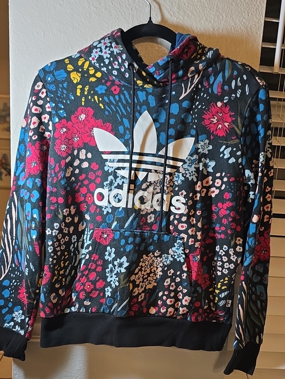 Womens Floral Adidas Hoodie